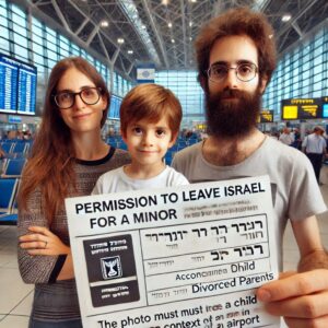 משרד הפנים טופס אישור יציאה מהארץ לקטין